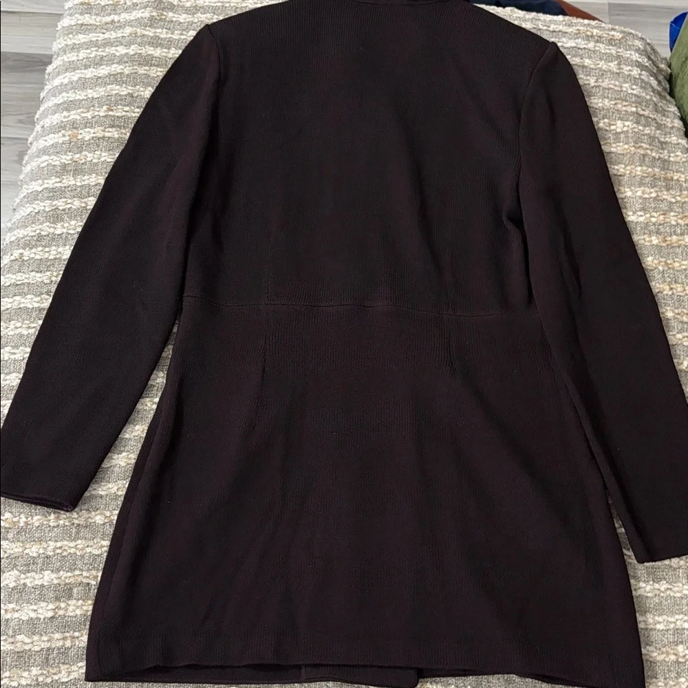 St John Dark Brown Santana Knit Women’s Double-Breasted‎ Pants Suit Size 12